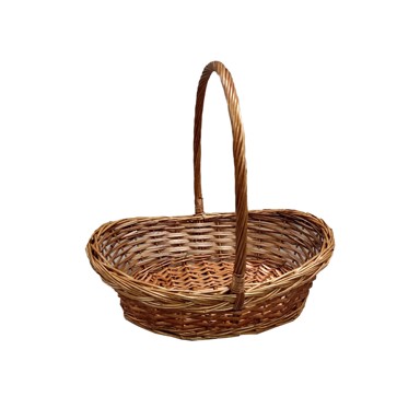 Dekorativna košara 38x28x13/36 cm natur ovalna 3