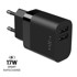 FIXED Mrežni punjač 2xUSB 17W Smart Rapid Charge, crna
