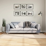 Tepih Huarte kratkih vlakana mekani i perivi bež 100 x 200 cm