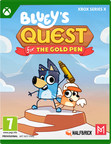 Bluey Igra Quest For The Gold Pen, Xbox