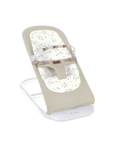 JANE Ležaljka Baluu, prirodni uzorak, bijela i bež