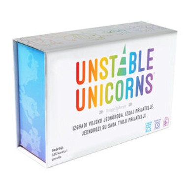 UNSTABLE UNICORNS Društvena igra, hrvatsko izdanje