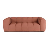 BONAMI SELECTION Baršunasti sofa boja terakote 225 cm Cube, 225x96x70,05 cm