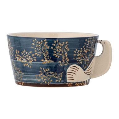 BLOOMINGVILLE Plava zdjelica od kamenine 460 ml Hezha 