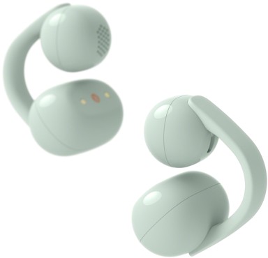 SONY Bežične slušalice, LinkBuds Clip, otvorenog tipa, WFLC900G.CE7, zelene