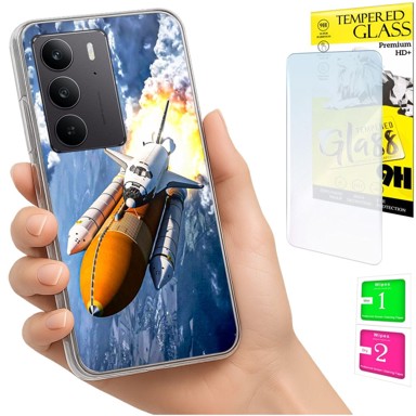 Torbica za Realme C75 / 14X 5G foto maska stražnja maska, futrola + 9H staklo