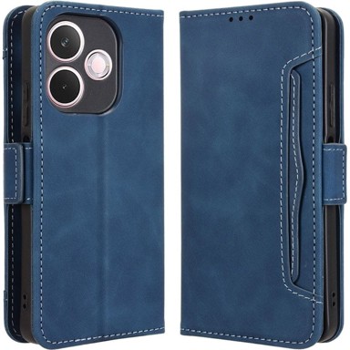 Preklopna futrola za Oppo A5 Pro 5G, utor za karticu, tamnoplava