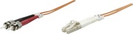 INTELLINET Optički kabel LC-ST, OM1, 3 m, narančasti