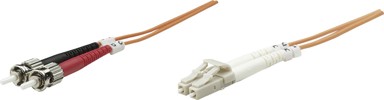 INTELLINET Optički kabel LC-ST, OM1, 3 m, narančasti