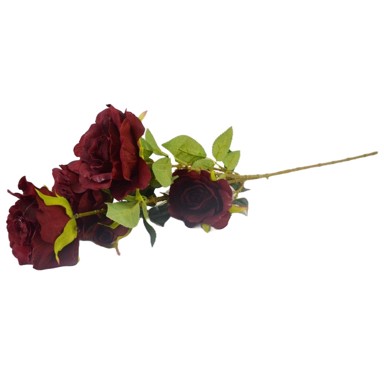 Rezano cvijeće ruža 49 cm, tamno crvena