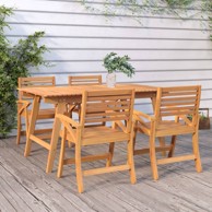 Vrtni stol, 150 x 90 x 75 cm, masivno bagremovo drvo