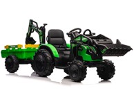 Traktor na akumulator s prikolicom SX2068, zeleni