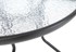 ROJAPLAST Vrtni stol ZWMT, Ø 80 cm, metal, staklo, crni