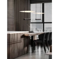 NOVA LUCE Visilica Diona LED 29 W, 3000 K, 1650 lm NL9580671, crna i bijela