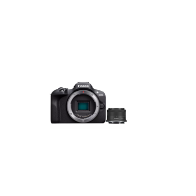 CANON Mirrorless fotoaparat EOS R100, RF-S 18-45mm F4.5-6.3 IS STM Kit, crni