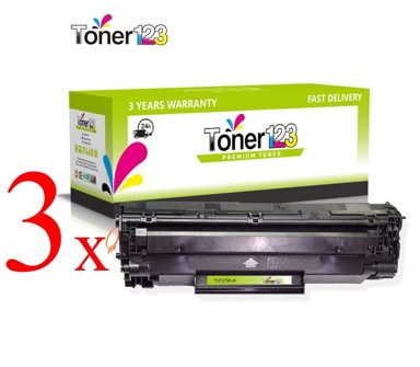 TONER123 Zamjenski toneri komplet HP 79A / CF279A / LaserJet Pro M12, M26, MFP M12, MFP M26, 3x crna