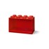 LEGO Dječja crvena zidna polica Brick 8