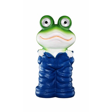 Solarna rasvjeta LED žaba, 18 cm