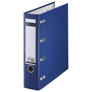 LEITZ Registrator A4, široki, samostojeći, 2 mehanizma, plavi