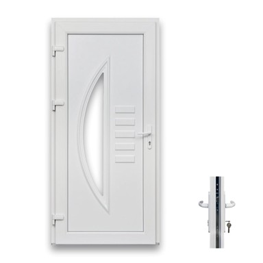 PVC ulazna vrata 100x210 EN1411 FH, desna