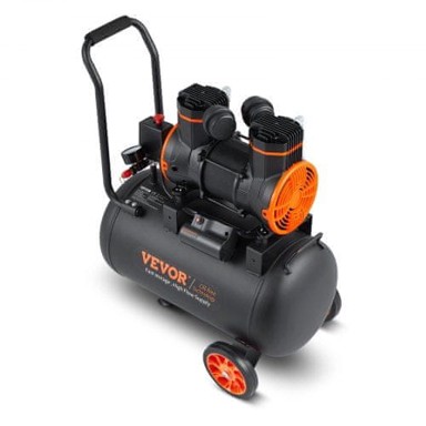 VEVOR Ultra tihi bezuljni zračni kompresor, 352 L, 1800 W