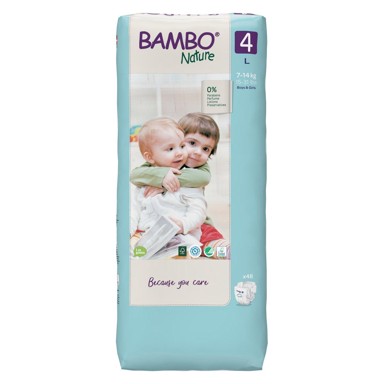BAMBO NATURE Pelene Nature Maxi 4, 7-14 kg, duo pack