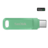 SANDISK USB memorija Ultra Dual Drive Go, 512 GB, USB-C, USB-A, USB 3.2, zelena
