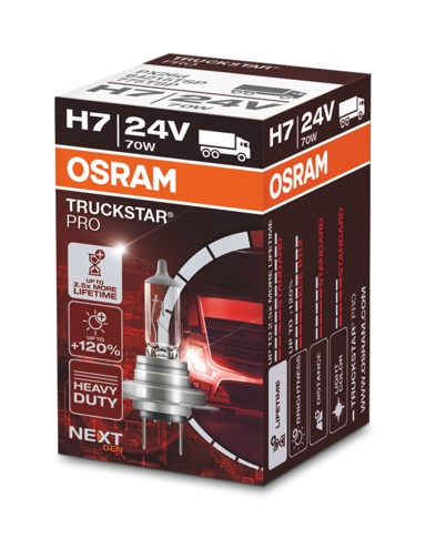 OSRAM Žarulja Truckstar LED H7 64215DWTS, 100% legalno, do 230% više svjetla, 6000K