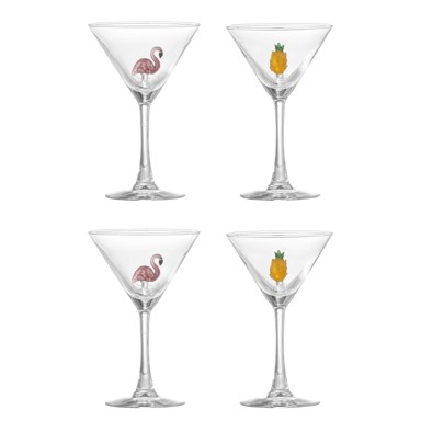 BLOOMINGVILLE Čaše u setu 4 kom za koktele 170 ml Misa