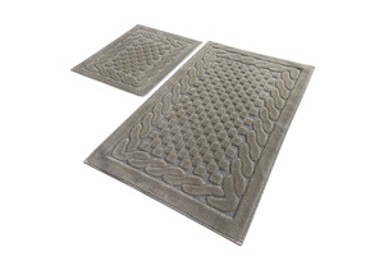 Kupaonski set tepiha Bambi 50x60cm i 60x100cm, 2/1, bež