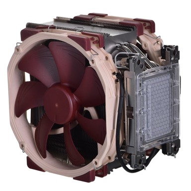 NOCTUA Hladnjak za procesor, NH-U14S DX-4677, 14 cm, smeđi, svijetlosmeđi, srebrni