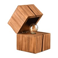 TRIO Smeđa stolna lampa (visina 16 cm) Treasure 