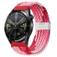 B-STRAP Elastic Nylon 2 remen za Samsung Galaxy Watch 3 45mm, strawberry