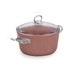 GURAL PORSELEN Ružičasti aluminijski lonac s poklopcem Classic, ø 20 cm