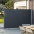 SONGMICS Bočni tende 200x400 cm, siva