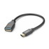 HAMA Adapetr OTG, USB-C, USB-A, 15 cm, crni