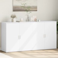 Komoda 2 kom bijeli 79x38x80 cm od konstruiranog drva