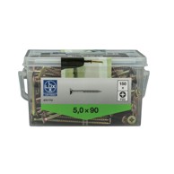 LUX TOOLS Vijak za drvo metalni iver 5,0x90 SKVZ150