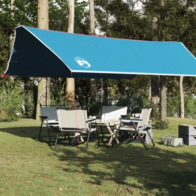 Cerada za kampiranje, plava, 500 x 294 cm, vodootporna