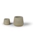 BONAMI SELECTION Set od dvije tegle za cvijeće Concrete