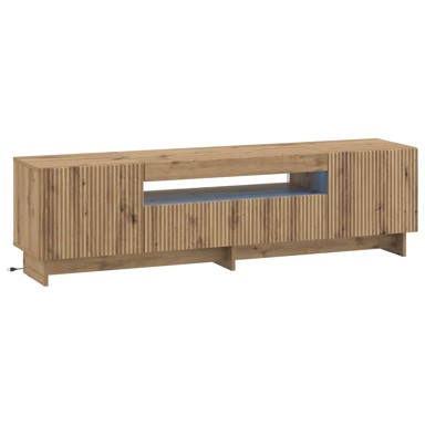 LED TV kabinet od konstruiranog drva, artisan hrast