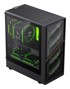 GAMEMAX Kućište računala AERIS 330 MB, micro-ATX/Mini-ITX, Mini Tower, 3x 120 mm + 1x 120 mm, crna