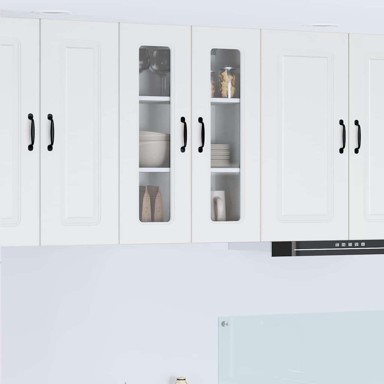 Zidni kuhinjski ormarić 60 x 31 x 80 cm, visoki sjaj bijeli