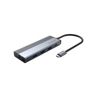 ORICO Hub USB-C 5u1, siva