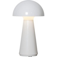 STAR TRADING Bijela LED stolna lampa s mogućnosti zatamnjivanja (visina 28 cm) Mushroom 