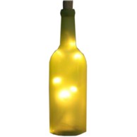 HOME Dekorativna LED boca, žuta, GB 30/YE