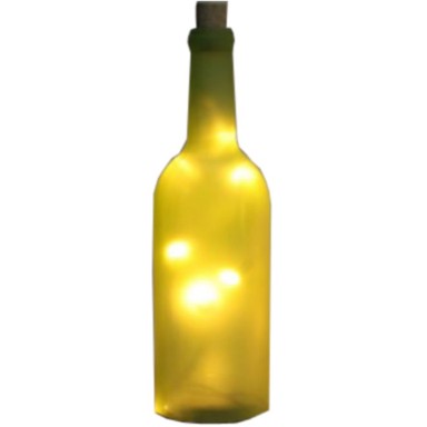 HOME Dekorativna LED boca, žuta, GB 30/YE