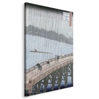 Slika Utagawa Hiroshige – Sudden Shower over Shin-Ohashi Bridge and Atake, 20x30 cm, standard