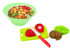 Set za igru s povrćem i priborom za jelo, voće