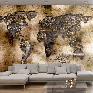 Foto tapeta Old world map 300x210